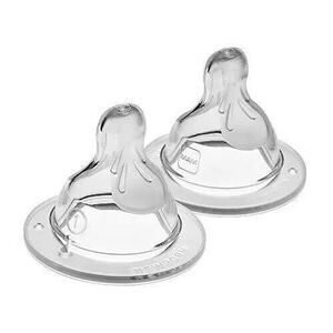 MAM Bottle Nipples Slow Flow Nipple Level 1 (Set of 2) for Newborns and Older